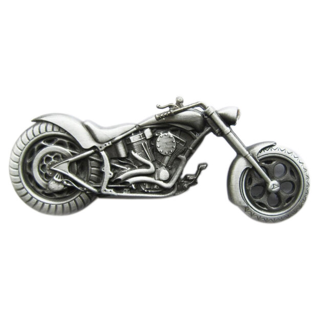 vintage as 3D heavy metal motor Riem Buckle/Gesp