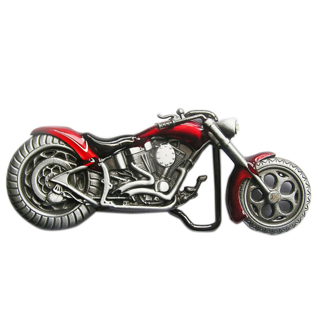 vintage Red 3D heavy metal motor Riem Buckle/Gesp