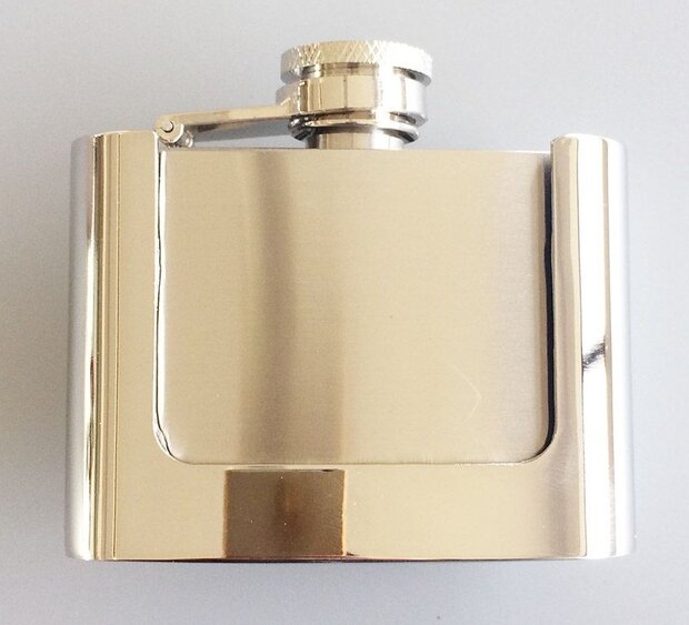 Drankflesje Blanco small Graveer Riem Buckle/Gesp