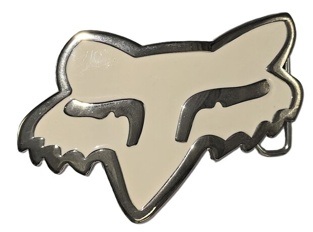 FOX Racing Motorcycles Embleem Wit Riem Buckle/Gesp