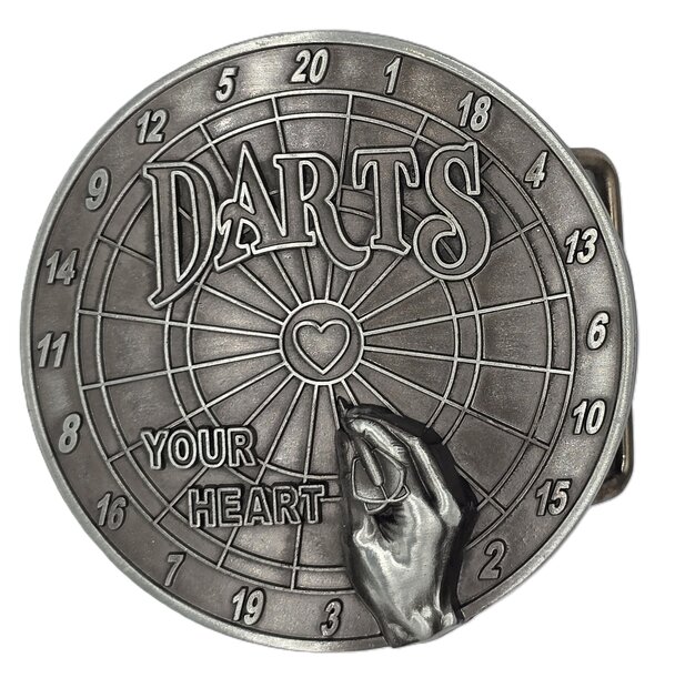 Darts Bord blanco Riem Buckle/Gesp