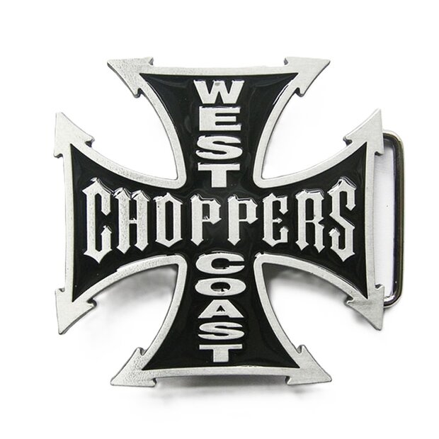 West Coast Cross Black kleurig Riem Buckle/Gesp 