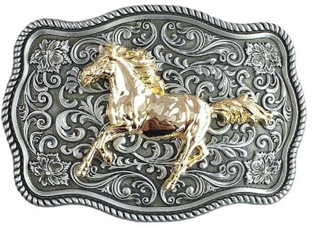 Rennend paard Riem Buckle/Gesp