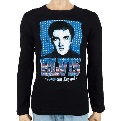 Elvis Presley American Legend Heren zwart Longsleeve shirt